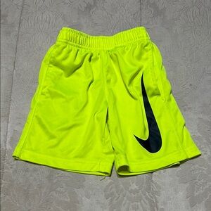 Nike Yellow and Black Athletic Shorts